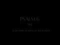 Dark Screen  Audio Bible Reading - Psalm 6
