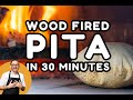 Wood Fired Pita Bread | How to Make Whole Wheat Pita Bread in a Wood Oven