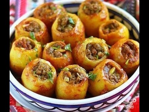 Рецепт картофеля с фаршем пошаговый рецепт с