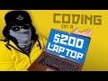 Coding on cheapest laptop ever! - Programming with Boris