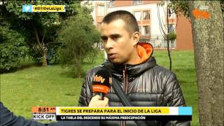 John Jairo Bodmer, DT de Tigres en Kick Off | Win Sports