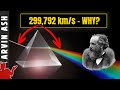 Why is the speed of light what it is? Maxwell equations visualized