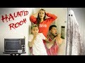 We Stayed In A HAUNTED HOTEL ROOM!!! | The Royalty Family