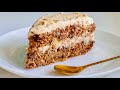 Unusual cake! A healthy and VERY tasty cake without flour, sugar or butter!