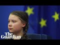 Greta Thunberg's emotional speech to EU leaders