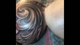 Breast tattoo by @nikkisimpsontattoos