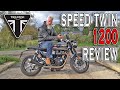 Triumph Speed Twin Review. A modern classic roadster with high torque & power and sharp handling!