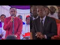 'NINGEKUWA GENERAL LEO!' CDF Francis Ogolla's son cracks up Ruto & mourners as his father is buried!