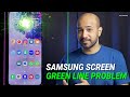 Green vertical line on Samsung Galaxy S20+ phones