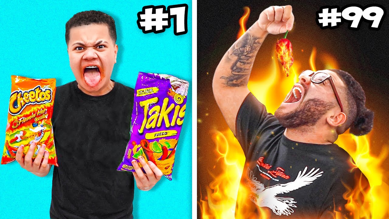 Eating ONLY Spicy Food For 24 Hours!! *DANGEROUS*
