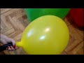 Huge balloons blowing on the vacuum cleaner EXPLODING