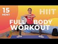 Olahraga di Rumah 15 Menit Bakar Lemak Seluruh Tubuh dengan HIIT Cardio Workout!