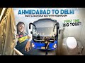 Ahmedabad to Delhi in Most luxurious bus with washroom 4 Lakh ka ( Bio toilet 🚽) Travel with Jo