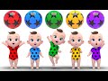 Color Balls & Sing a Long Bingo & Itsy bitsy spider+more Nursery Rhymes & Kids Songs | Kindergarten
