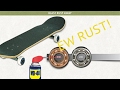 Fastest Way To Fix Rusty Skateboard Wheels!