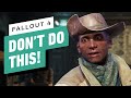 9 Things You Should NOT Do in Fallout 4