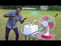 Table fan Convert into AC |  வெயிலுக்கு சும்மா குளுகுளுனு வீசுது | How to make air Cooler | MmK