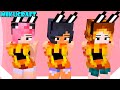 eku bunny aphmau ultima elemental friends and family - minecraft animation #shorts