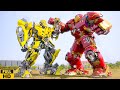 Iron Man vs Bumblebee (Transformers) - Avengers Age of Ultron #2023 - Movie Clip HD
