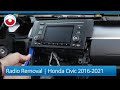Honda Civic 2016 2021 Radio Removal