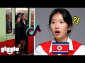 North Korean Girl Reacts to Creepy North Korea TikTok..!!