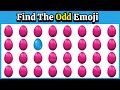 Find The Odd Emoji Out Spot The Difference To Win | Odd One Out Puzzle