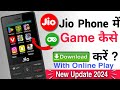 Jio phone me game kaise download kare // jio phone me game install app 2023
