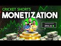 HOW TO MAKE MONETIZATION FRIENDLY CRICKET SHORTS 💲📈 FULL GUIDE 😎