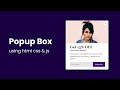 How To Create Model Popup Box Using HTML CSS and JavaScript