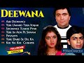 Deewana Movie All Songs  Audio Jukebox Rishi Kapoor & Divya Bharti,Shahrukh Khan