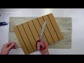 How to make a simple panel from synthetic teak deck. ISOTEAK DIY tutorial, part 1