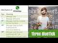 Whatsapp Three Bluetick , New Feature , Read By Govt.