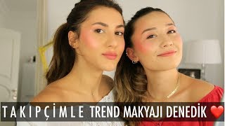 Takipçimle Instagram Trend Makyajı Denedik !