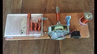 Homemade a mini winding machine at home , new idea of 2017