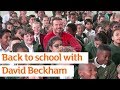 David Beckham returns to his primary school with Sainsbury's | Active Kids | Sainsbury's