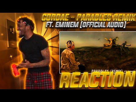 EMINEM STILL BEING EMINEM Cordae Parables Remix FT. Eminem REACTION 