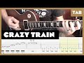 Ozzy Osbourne - Crazy Train - Guitar Tab | Lesson | Cover | Tutorial