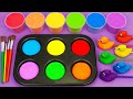 Satisfying Video l How To Make Rainbow Duck Lollipop Candy with Playdoh Cutting ASMR #13