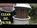 How to Clean a D.E. Pool Filter