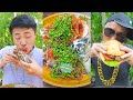 Spicy Food Challenge! Hot Pot and Lamb Chops || Funny Mukbang || Songsong and Ermao