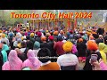Toronto City Hall Nagar Kirtan 2024.