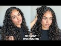 curly hair routine