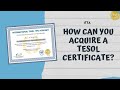 How to get a TESOL Certificate FAST and AFFORDABLE!
