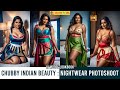 Captivating Nightwear Photoshoot feat. Gorgeous Chubby Indian Beauty | AI Model Lookbook #indianart
