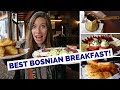 Bosnian Breakfast in Mostar, Bosnia and Herzegovina