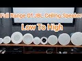 Best Range Of JBL Ceiling Speakers | full details with demo | control, 8100 series | in hindi | see