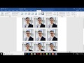 How to Make Passport Size Photo in Microsot Word