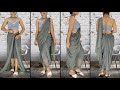 How to Wear Saree in Dhoti Style | Dhoti Style Saree Draping Tutorial