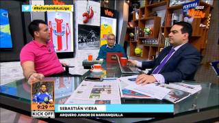 Sebastián Viera, en Kick Off | Win Sports