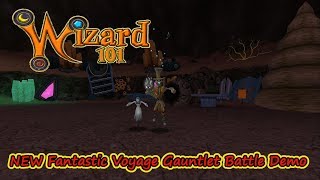 Wizard101 NEW Fantastic Voyage Gauntlet Battle Demo With Jock Coosto